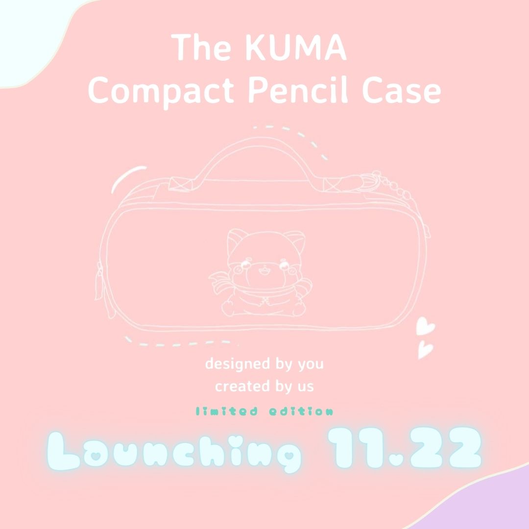 Creating our KUMA Compact Pencil Case – KUMA Stationery & Crafts