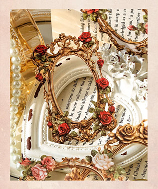 Embossed Floral Frame Scrapbooking/Decorative Paper