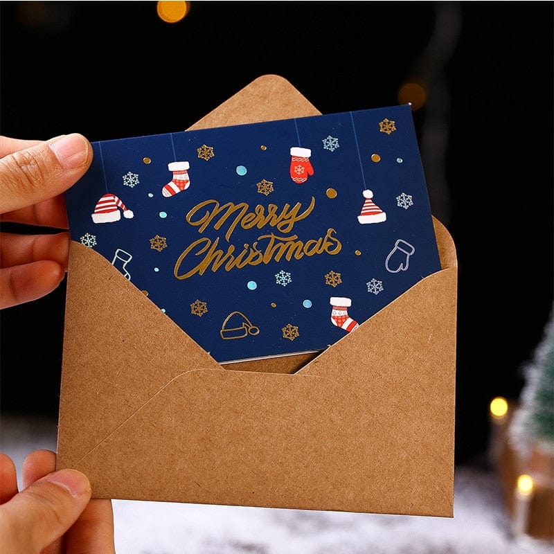 KUMA Stationery & Crafts  3pcs Christmas Card + Envelope