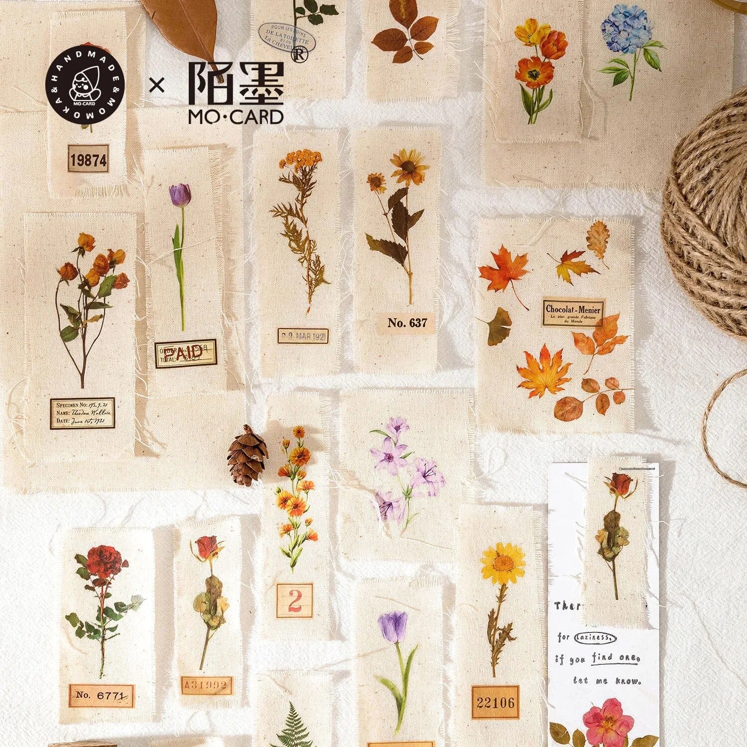 KUMA Stationery & Crafts  Botanical Press Stickers
