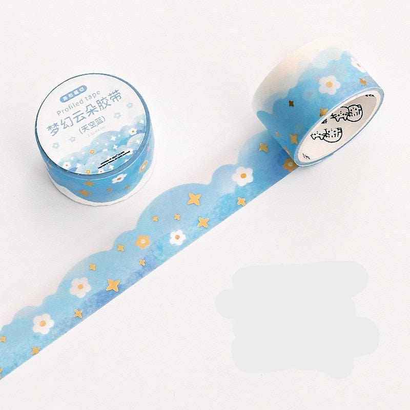 KUMA Stationery & Crafts  D Charming Clouds Washi Tape: 7 designs to choose from ☁️