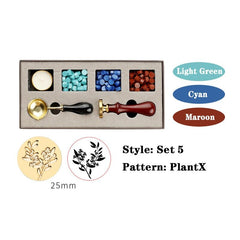 KUMA Stationery & Crafts  Pattern: PlantX DIY Beginner Wax Stamp Kit