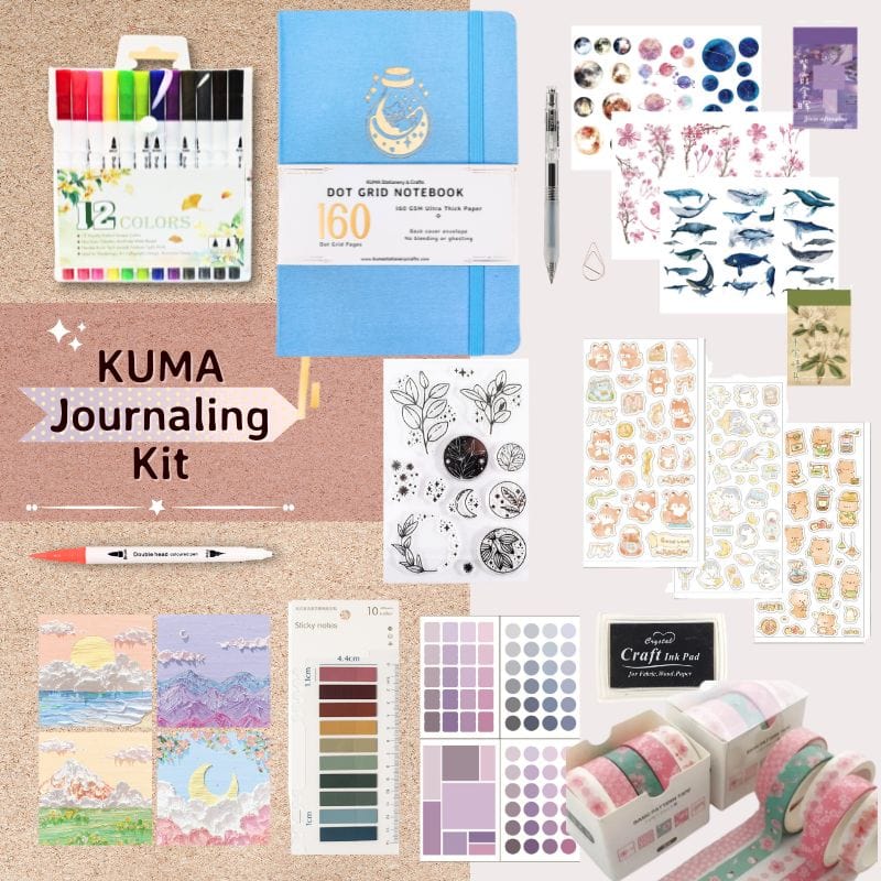 KUMA Stationery & Crafts  Moonlit Potions 🌟 KUMA Journaling Kit 🌟choose your journal! 40% off + free shipping - NEW Luna Notebooks added!