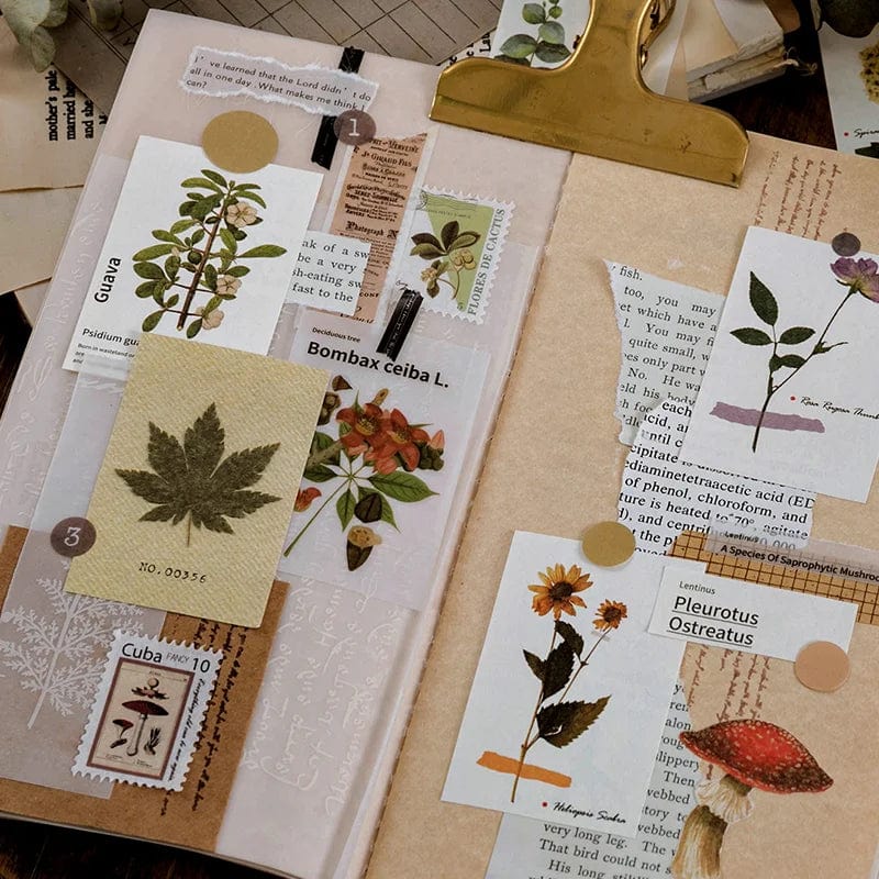 KUMA Stationery & Crafts  Retro Blooms Sticker Pack - 80 sheets