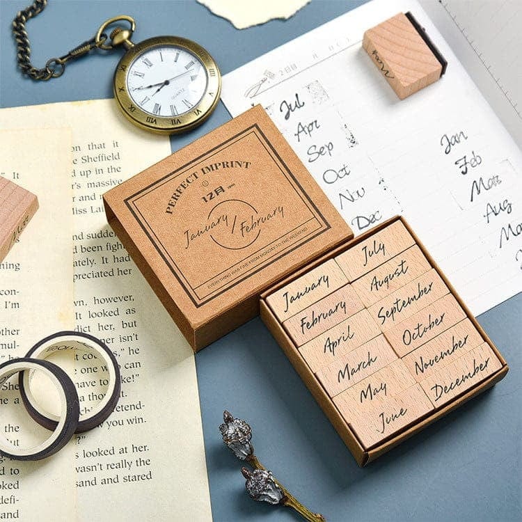 KUMA Stationery & Crafts  Stationery Schedule Weekly/Monthly/Daily Wooden Stamps