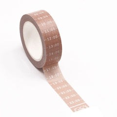 KUMA Stationery & Crafts  Stationery Time Plan Washi Tape 10m