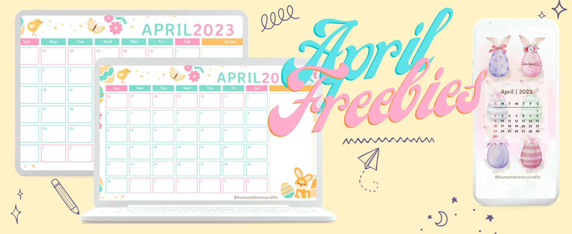 April Freebies! 🐣
