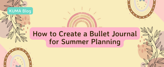 How to Create a Bullet Journal for Summer Planning | KUMA Stationery Crafts