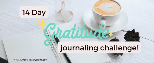 14-day gratitude journaling challenge 🏆📔