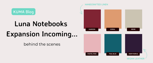 Luna Notebooks Expansion Incoming... | KUMA Stationery Crafts