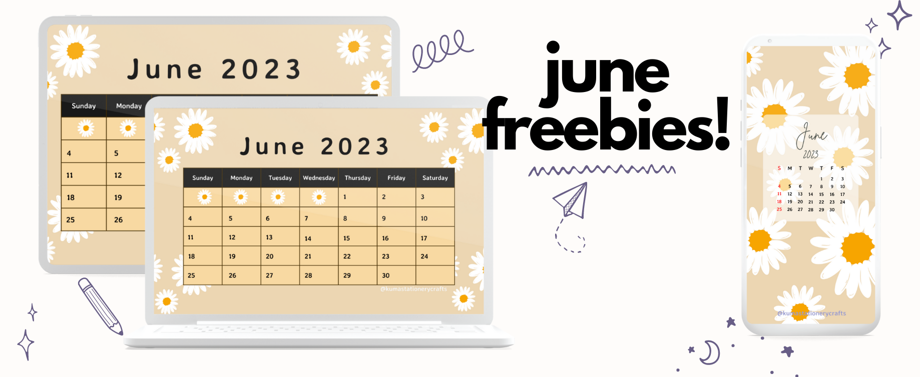 June Freebies 🌼