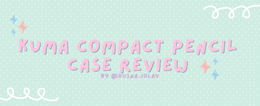 KUMA Compact Pencil Case Review @husna.jolay