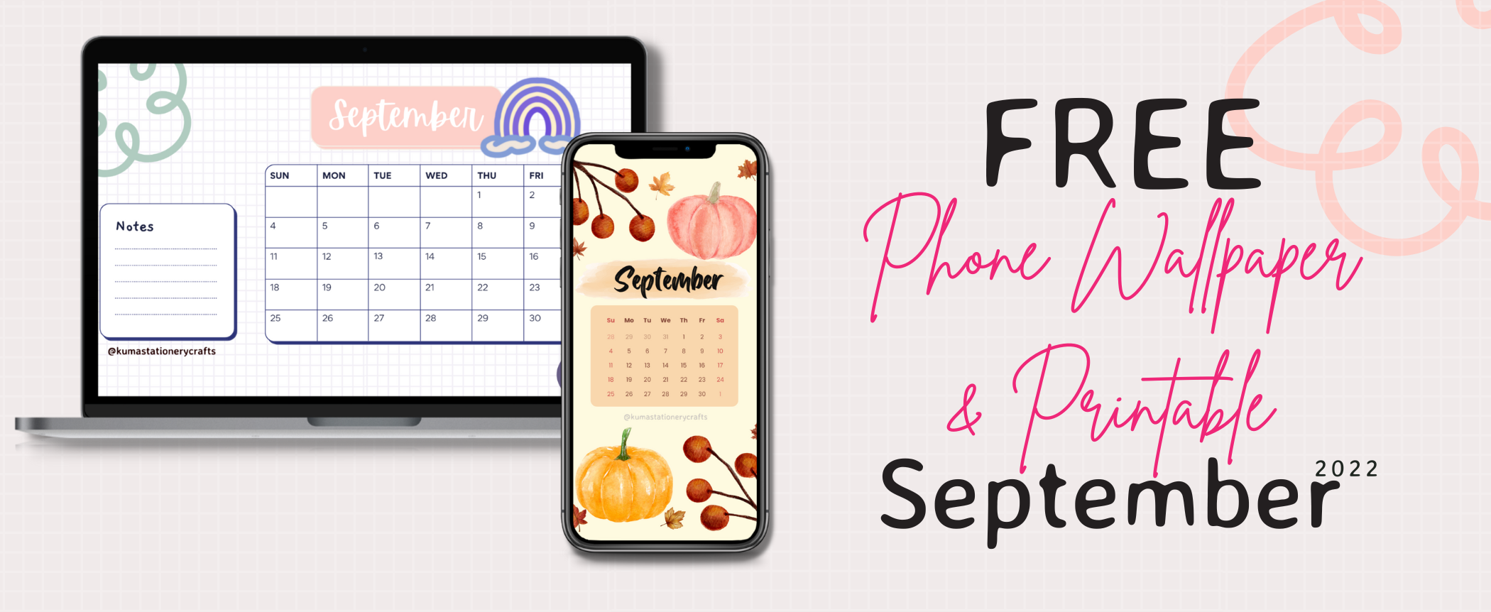 September Freebies KUMA Stationery Crafts September freebies kuma stationery crafts