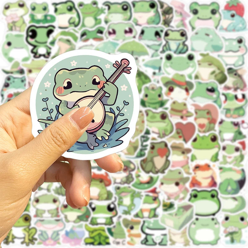 Kawaii Frog Sticker Pack