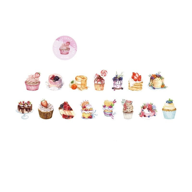 KUMA Stationery & Crafts  E 100pcs Everyday Washi Tape Stickers