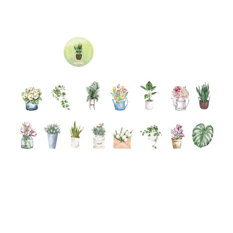 KUMA Stationery & Crafts  F 100pcs Everyday Washi Tape Stickers