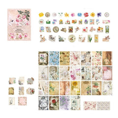 KUMA Stationery & Crafts  B 100pcs Nostalgic Treasures Vintage Sticker Collection; 6 design packs to choose from!