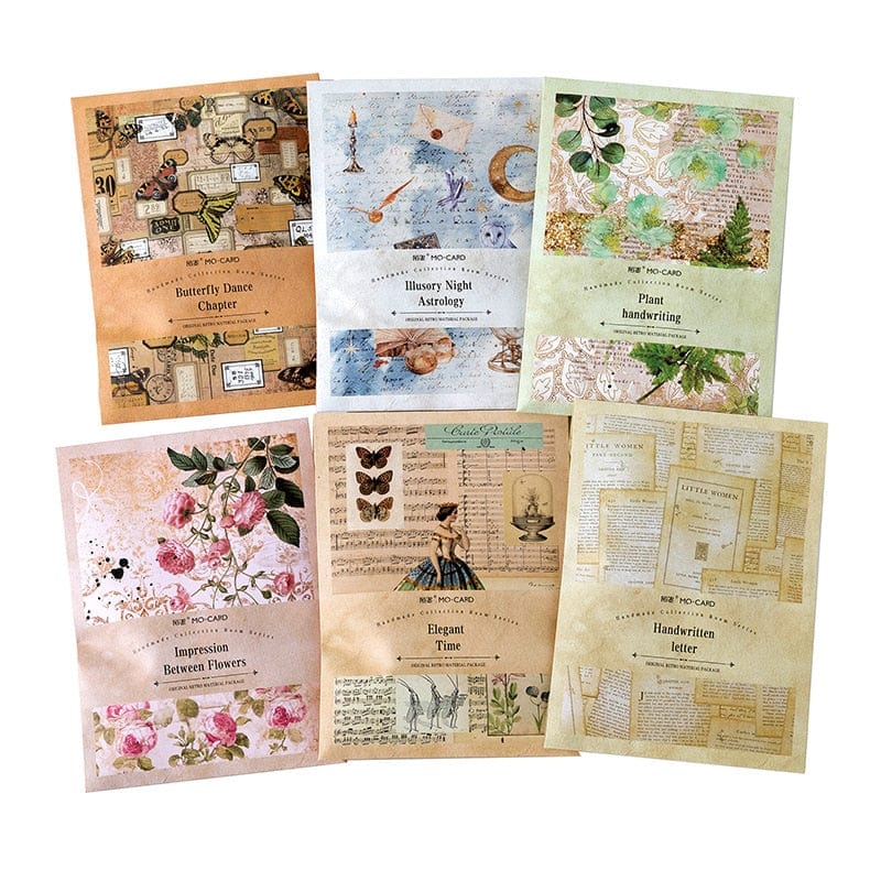 KUMA Stationery & Crafts  100pcs Nostalgic Treasures Vintage Sticker Collection; 6 design packs to choose from!