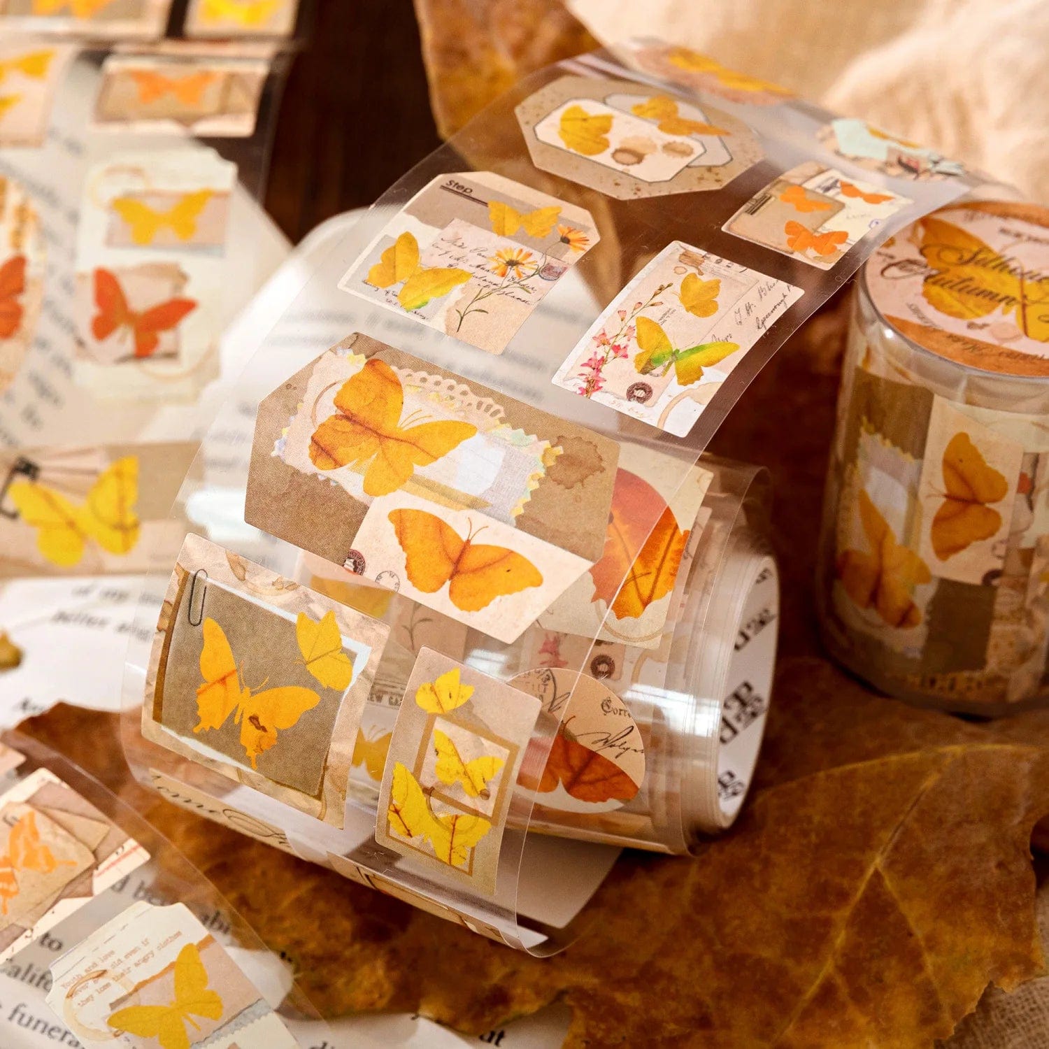 KUMA Stationery & Crafts  1Pc Butterfly Die Cut Washi Tape