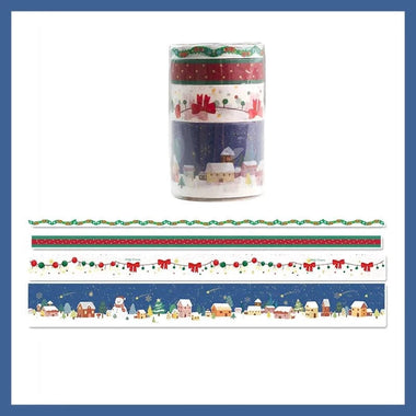 KUMA Stationery & Crafts  E 2023 Christmas Washi Tape Set