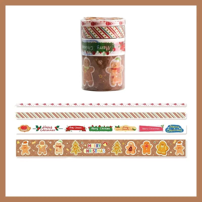 KUMA Stationery & Crafts  B 2023 Christmas Washi Tape Set