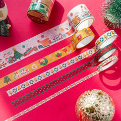 KUMA Stationery & Crafts  2023 Christmas Washi Tape Set