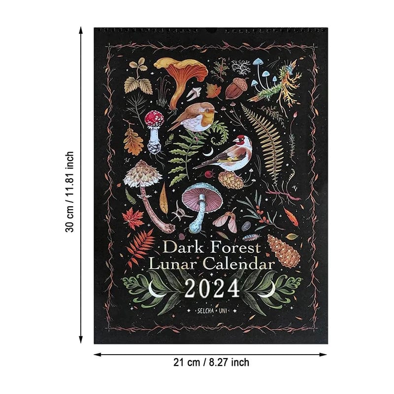 KUMA Stationery & Crafts  1 2024 Dark Forest Lunar Calendar