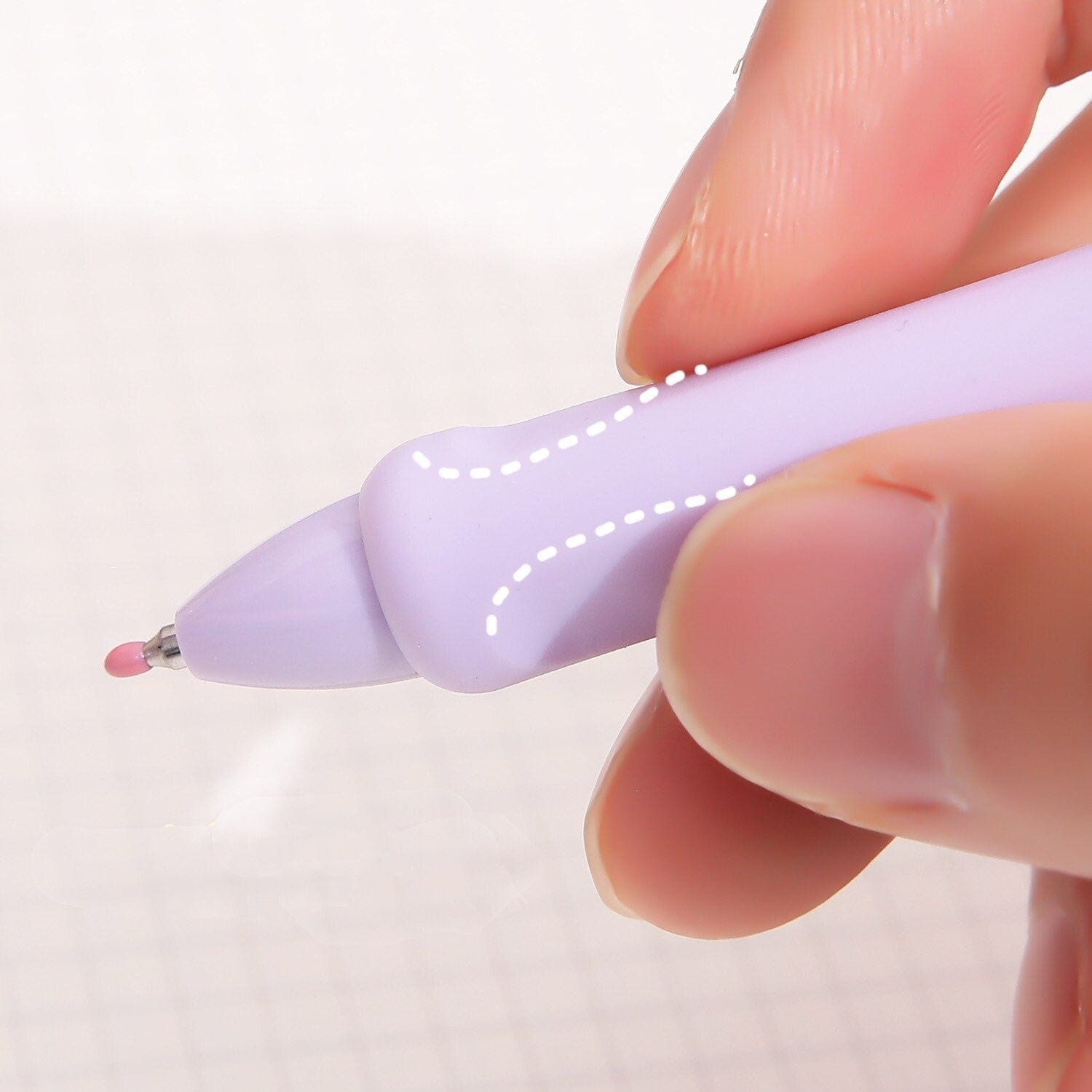 KUMA Stationery & Crafts  3/5pcs Soft Touch Ballpoint Gel Pens with Writing Grip