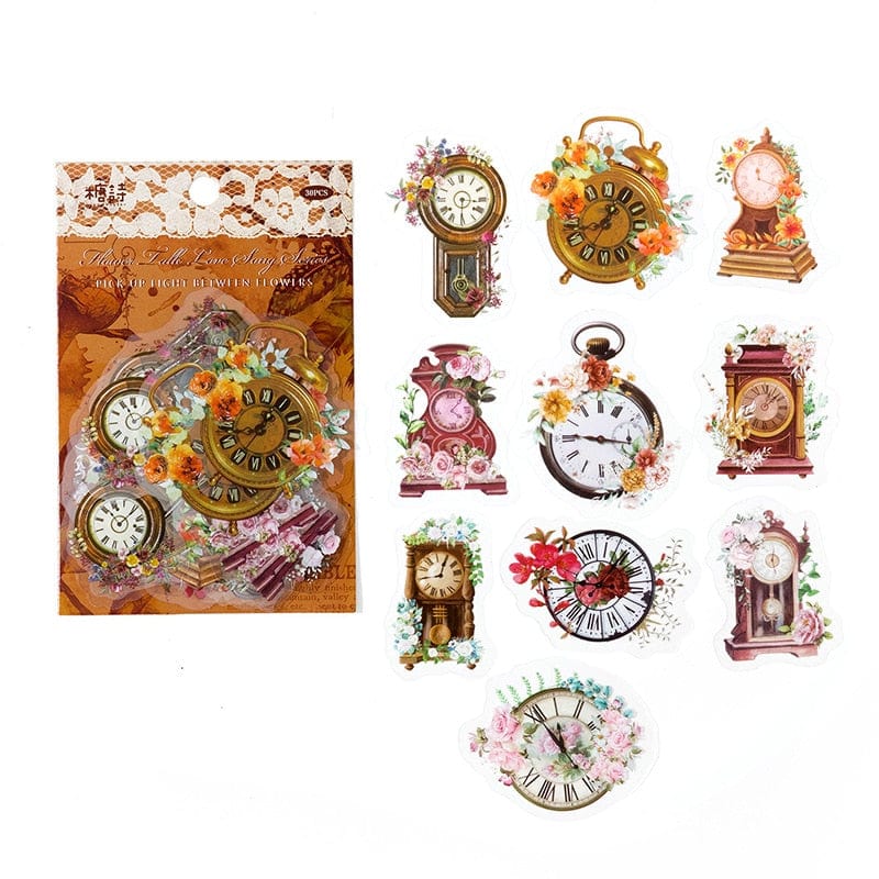 KUMA Stationery & Crafts  C 30pcs Baroque Floral Door Stickers + more designs