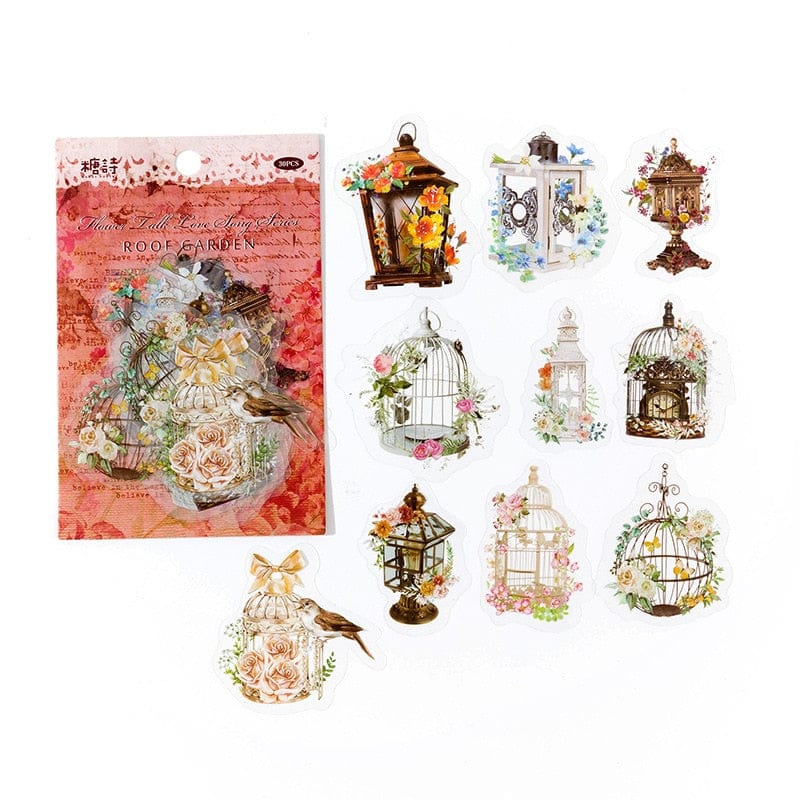 KUMA Stationery & Crafts  E 30pcs Baroque Floral Door Stickers + more designs