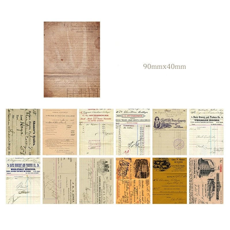 KUMA Stationery & Crafts  A 30pcs Vintage style Scrapbooking Paper