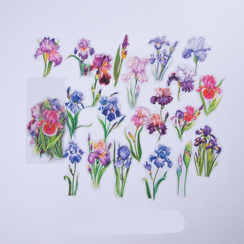 KUMA Stationery & Crafts  E 40Pcs Flower & Forest Sticker Sets
