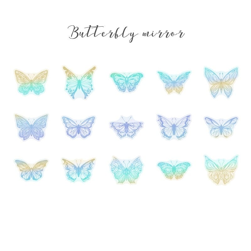 KUMA Stationery & Crafts  45pcs Enchanted PET Sticker Set; 8 designs to choose from