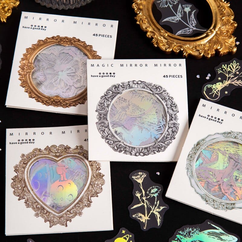 KUMA Stationery & Crafts  45pcs Enchanted PET Sticker Set; 8 designs to choose from