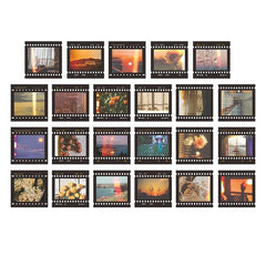 KUMA Stationery & Crafts  C 46 pcs Sunset film Sticker Pack