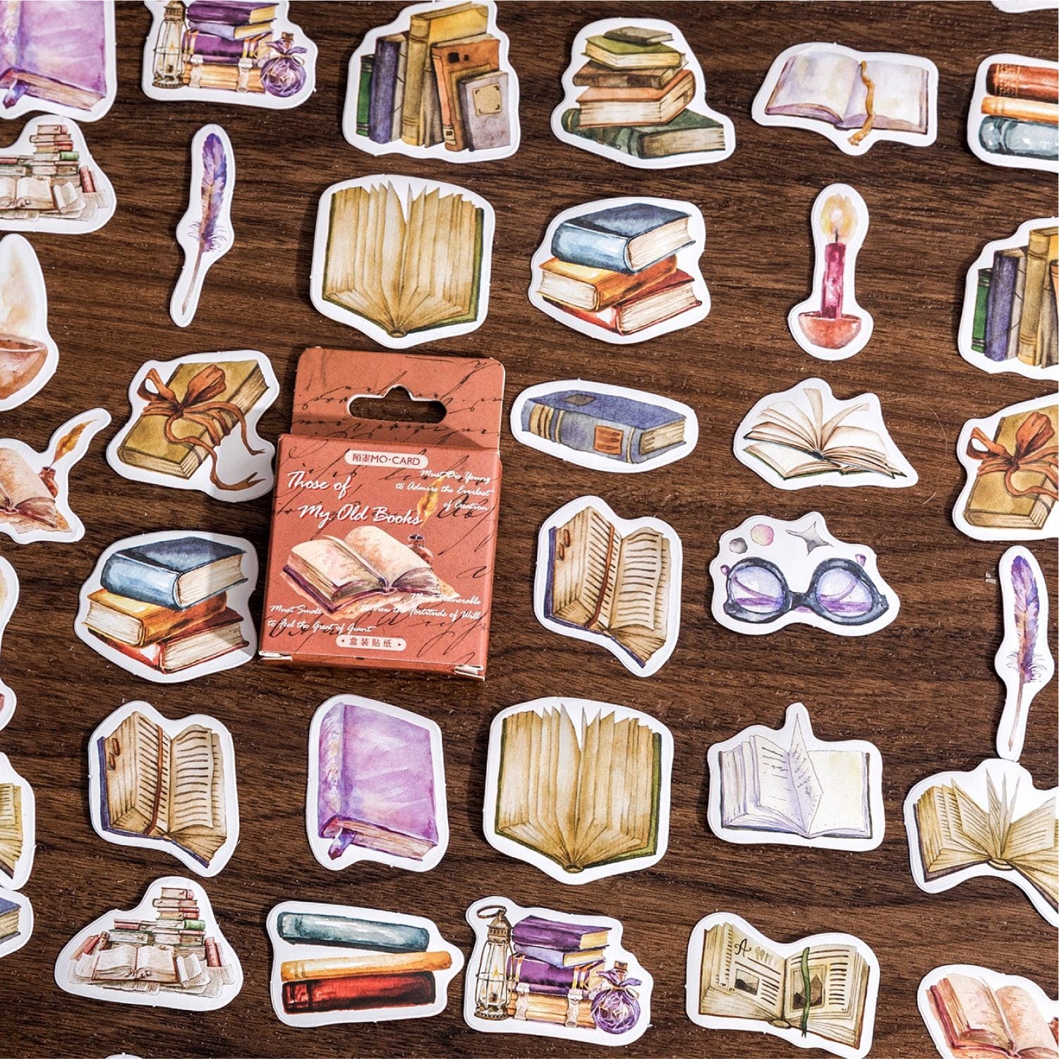 KUMA Stationery & Crafts  46pcs Literature Collection Decorative Sticker Pack