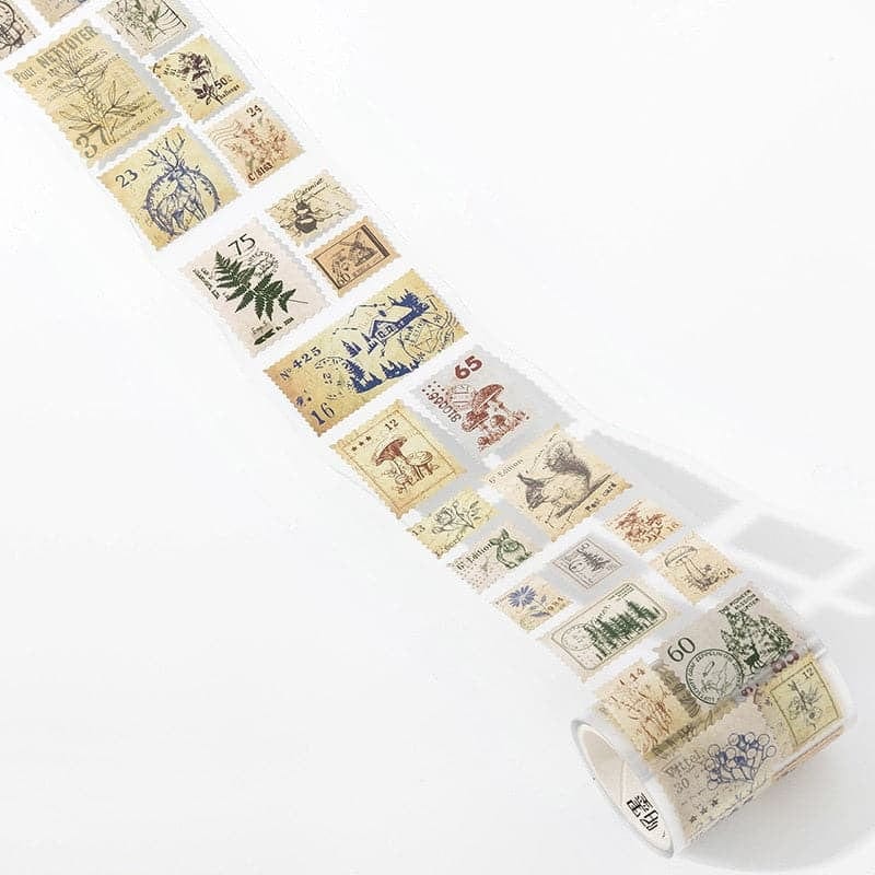 KUMA Stationery & Crafts  A Antique-Style Stamps Washi Tape: 8 designs to choose from