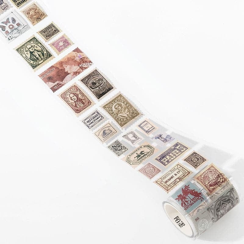 KUMA Stationery & Crafts  H Antique-Style Stamps Washi Tape: 8 designs to choose from