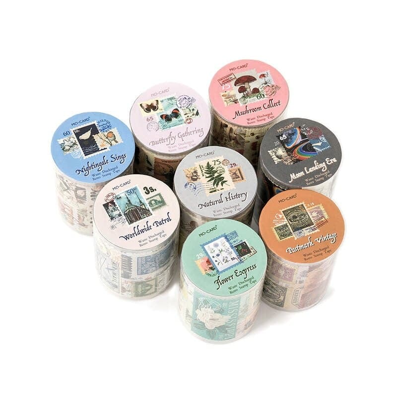 KUMA Stationery & Crafts  Antique-Style Stamps Washi Tape: 8 designs to choose from