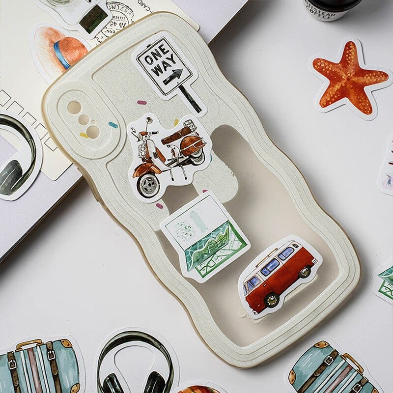 KUMA Stationery & Crafts  Around The World 46pcs Sticker Box