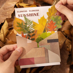 KUMA Stationery & Crafts  Autumnal Palette Leaf Stickers 100pcs