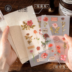 KUMA Stationery & Crafts  Botanical Press Stickers