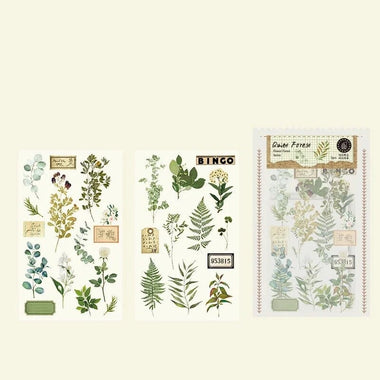 KUMA Stationery & Crafts  C Botanical Press Stickers