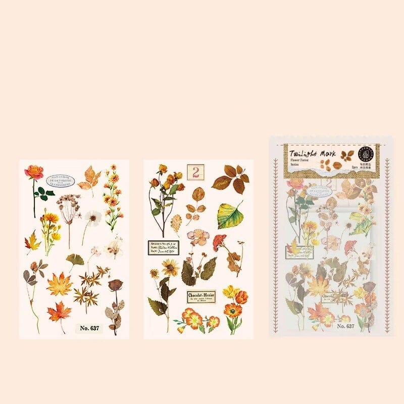 KUMA Stationery & Crafts  A Botanical Press Stickers