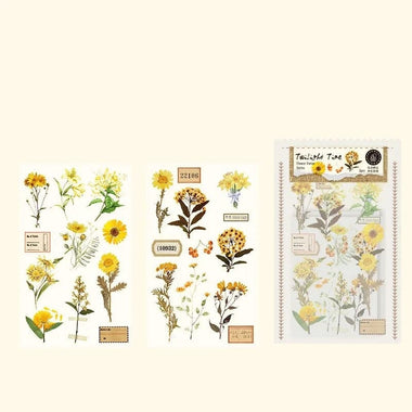 KUMA Stationery & Crafts  D Botanical Press Stickers