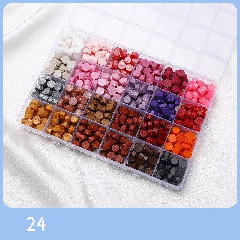 KUMA Stationery & Crafts  26 Boxed Wax Sealing Beads; choose your colors & box size
