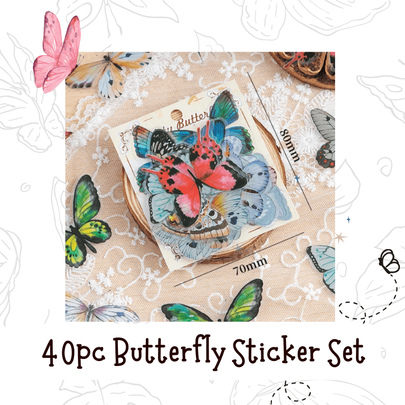 KUMA Stationery & Crafts Butterfly Bliss Set