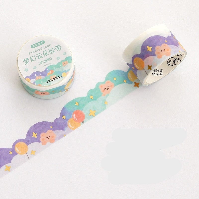 KUMA Stationery & Crafts  F Charming Clouds Washi Tape: 7 designs to choose from ☁️
