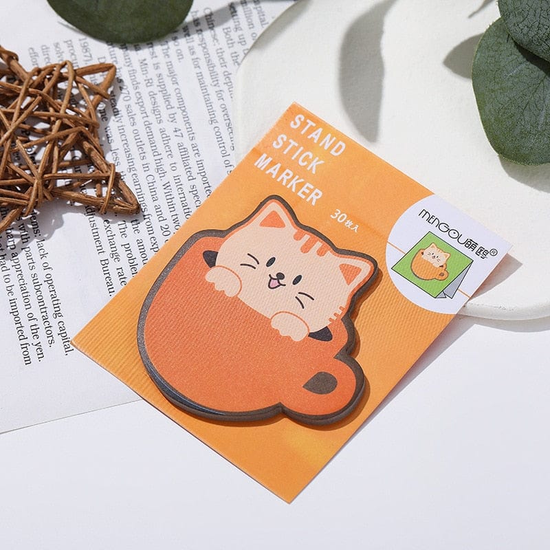 KUMA Stationery & Crafts  B Cute Cat in a Mug Sticky Notes