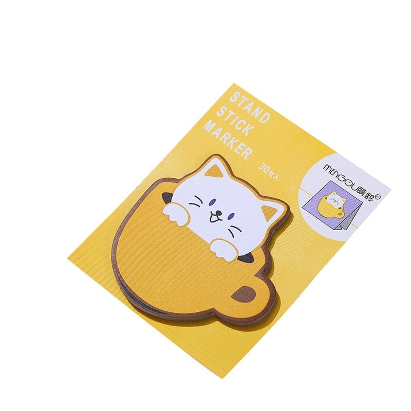 KUMA Stationery & Crafts  Cute Cat in a Mug Sticky Notes